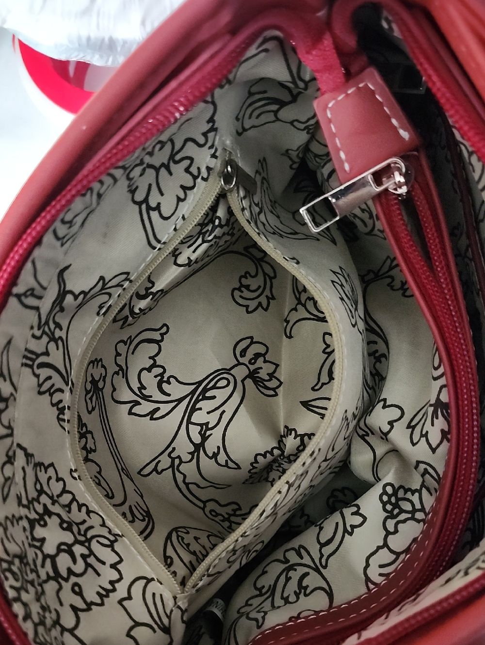 Women’s Red Flag Crossbody Bag - Picture 8 of 10